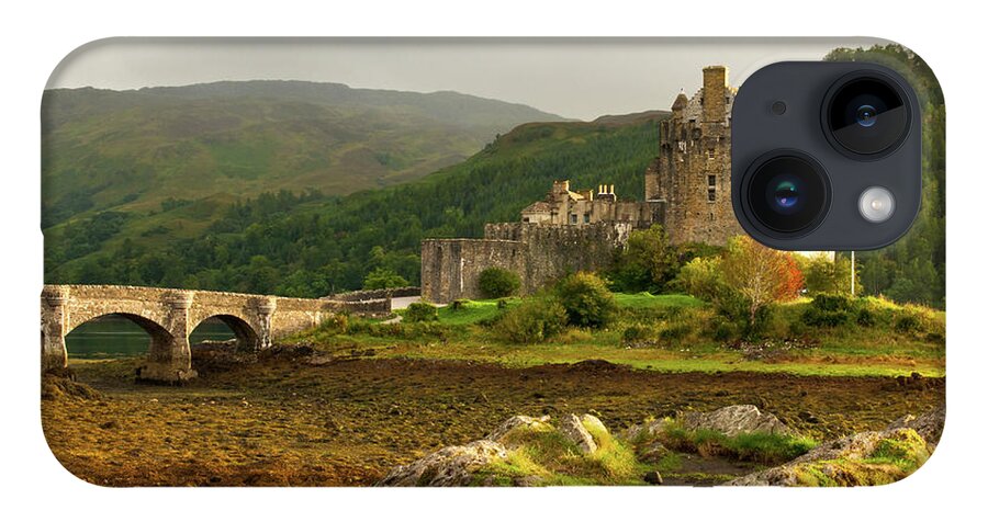 Scotland iPhone Case featuring the photograph Eilean Donan Castle in the loch Alsh at the highlands of Scotlan by Michalakis Ppalis