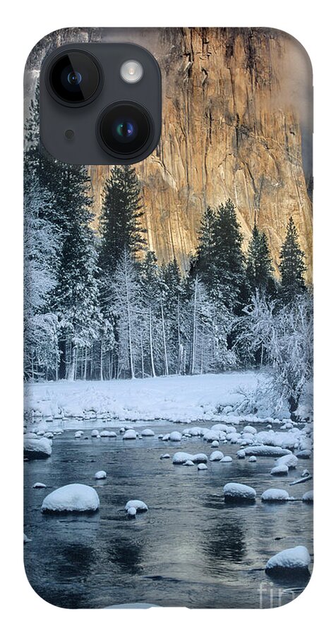 Dave Welling iPhone 14 Case featuring the photograph El Capitan Winter Yosemite National Park California by Dave Welling