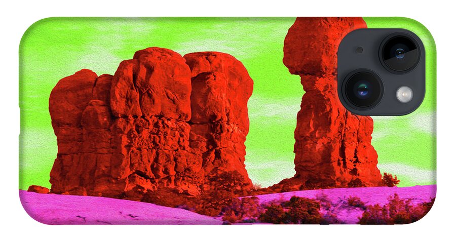Pop Art iPhone 14 Case featuring the photograph Electric Southwest 3 by Mike McGlothlen