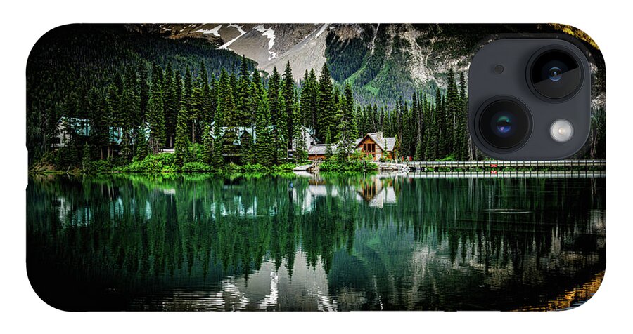Emerald Lake Lodge  Yoho National Park B.c. iPhone Case featuring the photograph Emerald Lake Lodge by Darcy Dietrich