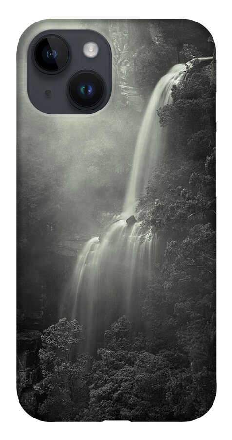 Monochrome iPhone 14 Case featuring the photograph Fall by Grant Galbraith