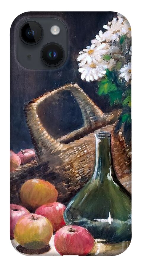 Fall iPhone 14 Case featuring the painting Fall Still Life by Merana Cadorette