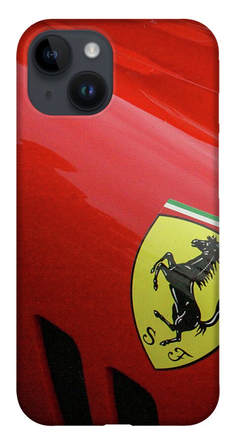 Old iPhone 14 Case featuring the photograph Ferrari by Jim Whitley