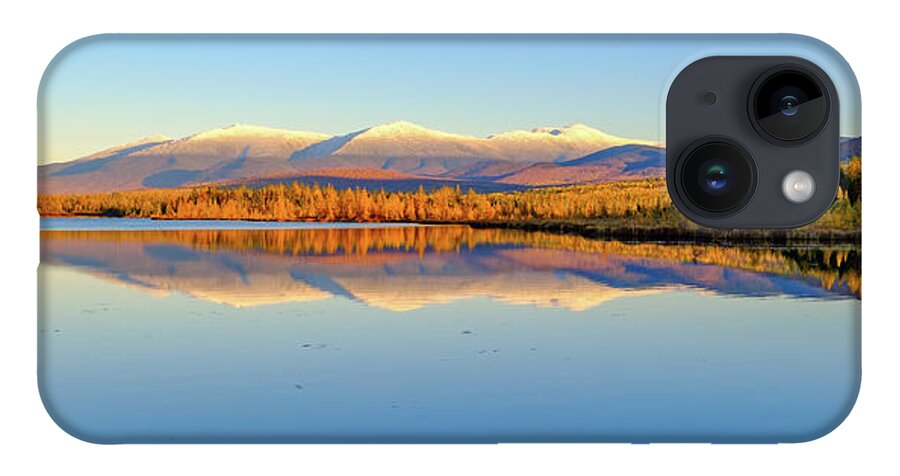 New Hampshire iPhone 14 Case featuring the photograph First Snow On the Presidential Range 2 by Jeff Sinon