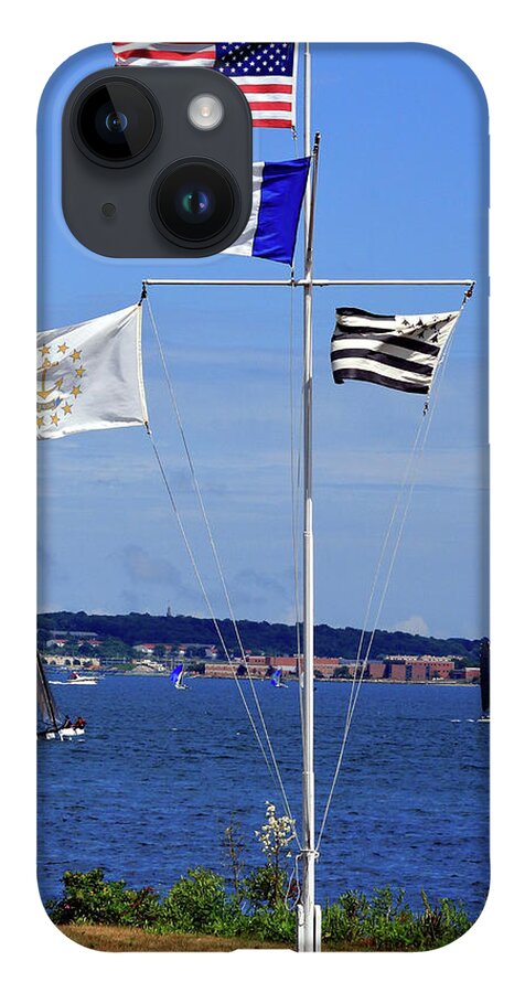 Flag iPhone Case featuring the photograph Flags by the Bay by Jim Feldman