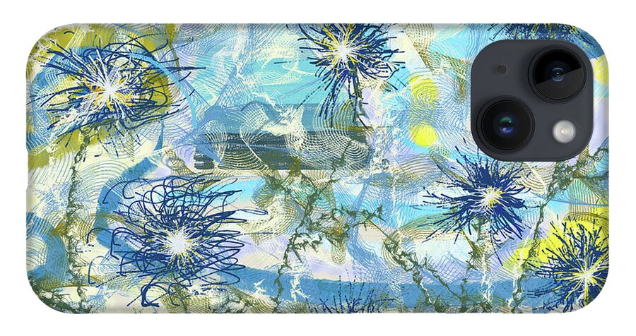 Digital iPhone Case featuring the painting Flower Garden #8 by Christina Wedberg