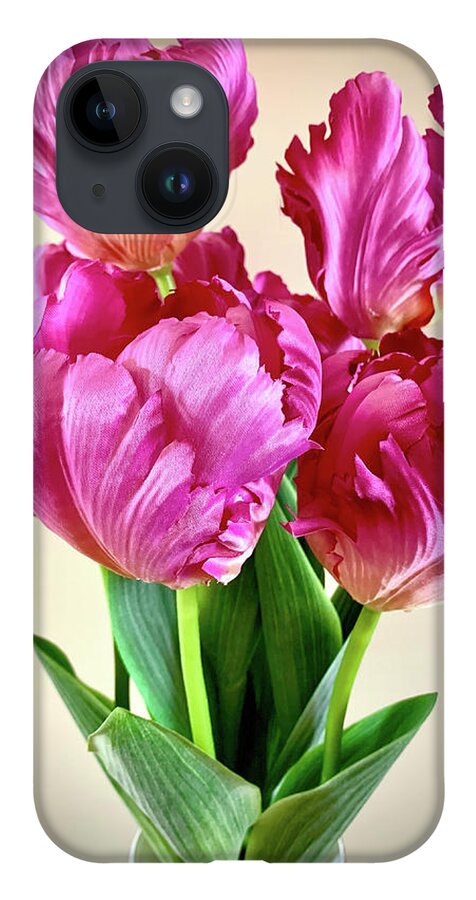 Flowers iPhone 14 Case featuring the photograph Flowers in Vase by Jim Feldman