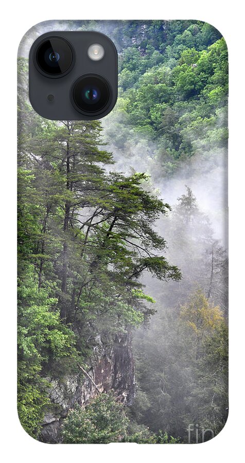 Fall Creek Falls iPhone 14 Case featuring the photograph Fog In Valley 2 by Phil Perkins