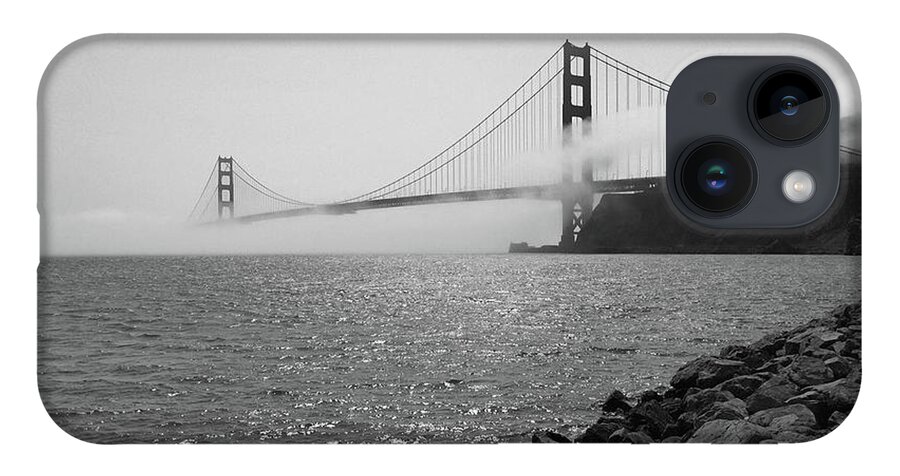 Golden Gate Bridge iPhone 14 Case featuring the photograph Fog Rolling in at the Golden Gate by John Parulis