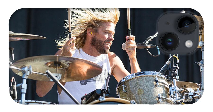 Foo iPhone 14 Case featuring the photograph Foo Fighters Taylor Hawkins by Action