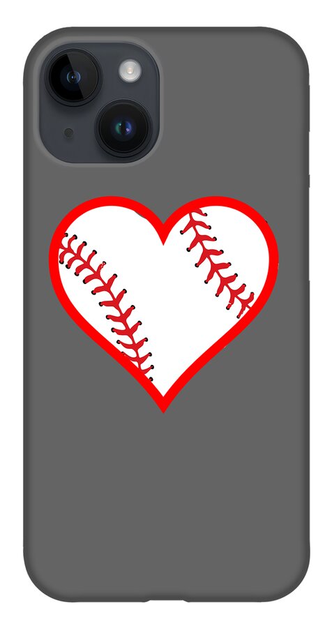 Baseball iPhone 14 Case featuring the digital art For Love of the National Past Time by Ali Baucom
