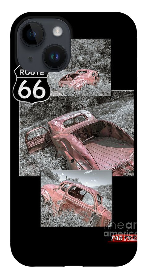Forgotten iPhone Case featuring the photograph Forgotten Coupe collage by Darrell Foster