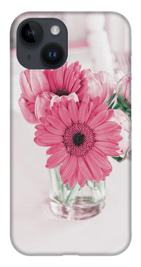 Gerbera Daisy iPhone 14 Case featuring the photograph Front Porch Flowers 1 by Marianne Campolongo
