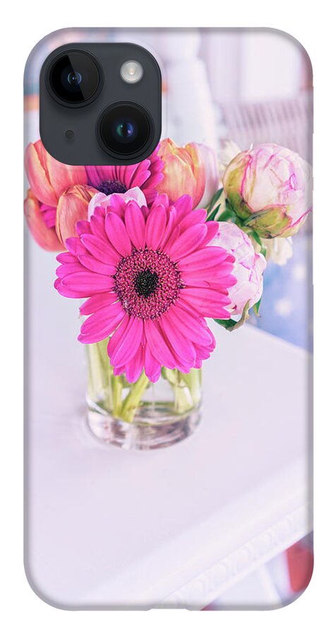 Gerbera Daisy iPhone 14 Case featuring the photograph Front Porch Flowers 2 by Marianne Campolongo