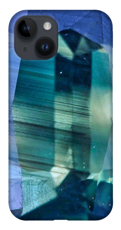 Gem iPhone 14 Case featuring the photograph Gemstone Green and Blue by Russ Considine