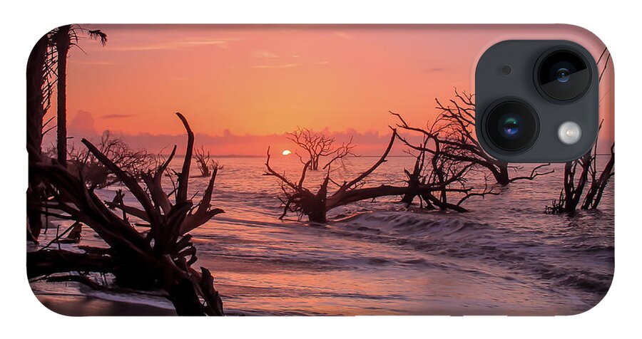Sunrise iPhone 14 Case featuring the photograph The Forest and the Sea by Doug McPherson