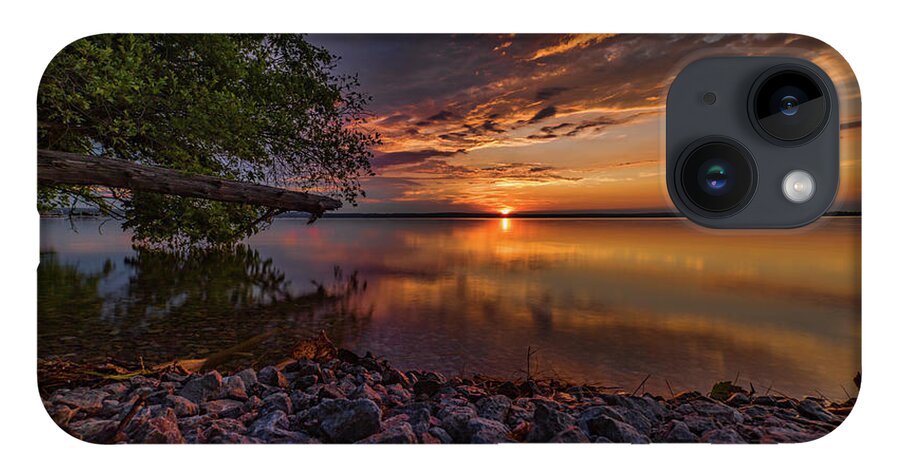 Higgins Lake iPhone 14 Case featuring the photograph Good Morning by Joe Holley