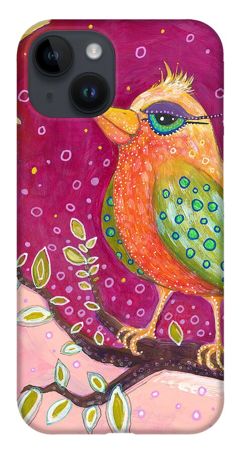 Bird Painting iPhone Case featuring the painting Good Morning Sunshine by Tanielle Childers