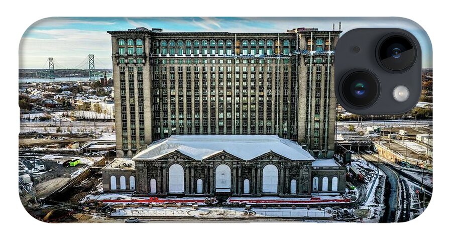 Detroit iPhone Case featuring the photograph Grand Central DJI_0462 by Michael Thomas