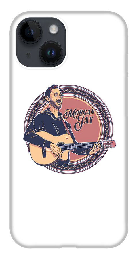  iPhone Case featuring the digital art Guitar Circle by Morgan Jay