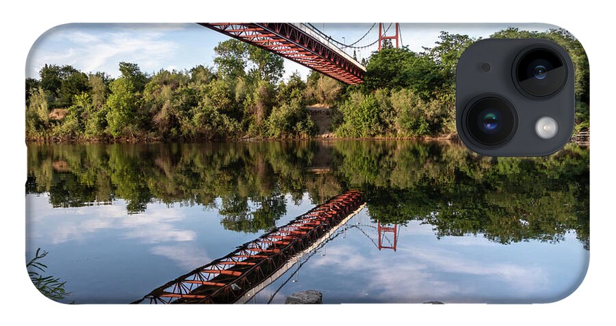 Guy West Bridge iPhone 14 Case featuring the photograph Guy West Bridge by Gary Geddes