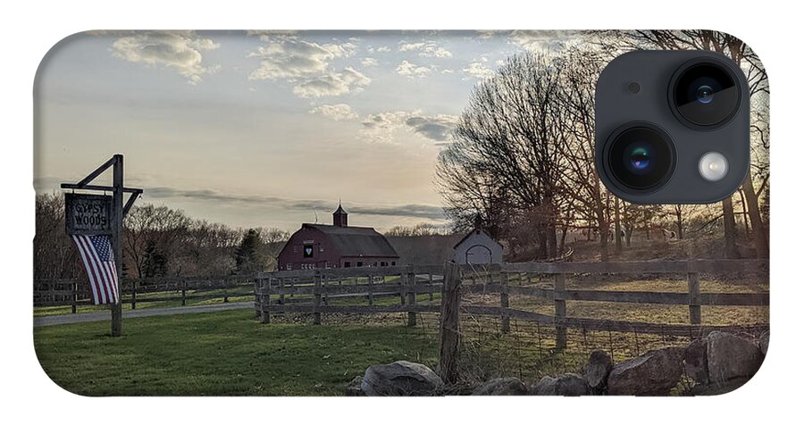 Gypsy Woods Farm iPhone 14 Case featuring the photograph Gypsy Woods Farm - North Stonington CT by Kirkodd Photography Of New England