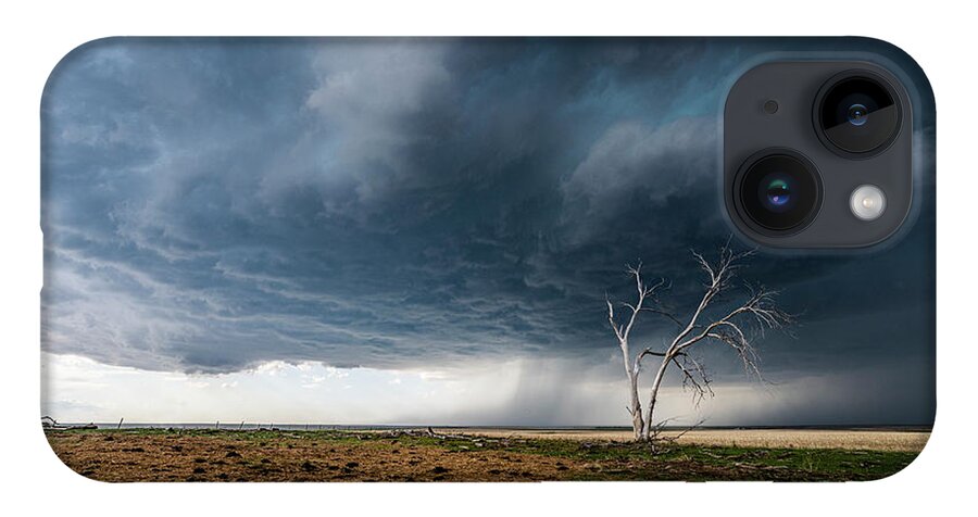 Thunderstorm iPhone 14 Case featuring the photograph Hail on the Horizon by Marcus Hustedde