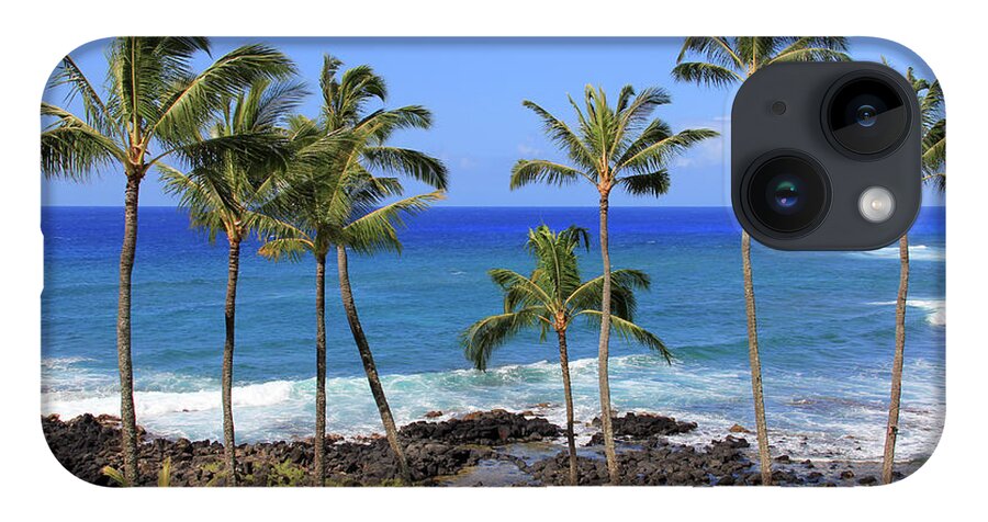 Trees iPhone Case featuring the photograph Hawaiian Palms by Robert Carter