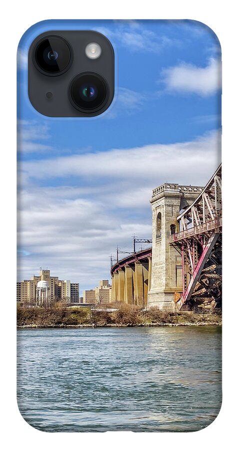 Astoria Park iPhone 14 Case featuring the photograph Hell Gate Bridge Portrait by Cate Franklyn