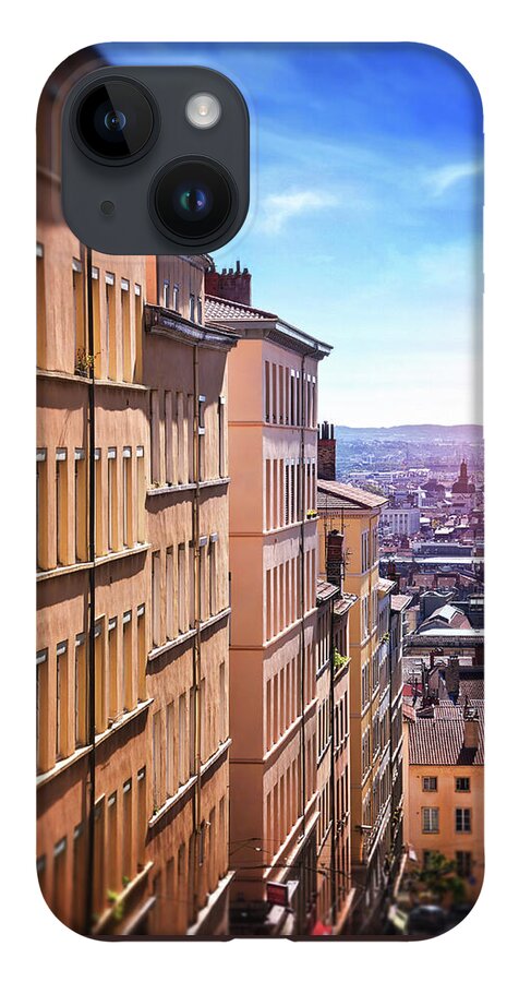 Lyon iPhone 14 Case featuring the photograph Hills of La Croix Rousse Lyon France by Carol Japp