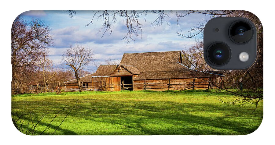 Texas iPhone 14 Case featuring the photograph Historic Texas Ranch by Ron Long Ltd Photography