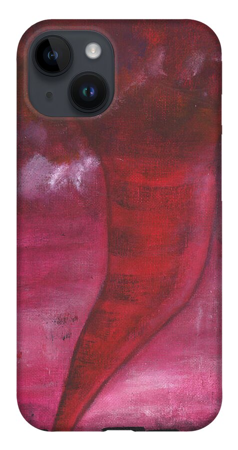 Storm iPhone 14 Case featuring the painting Holy Tornado by Esoteric Gardens KN