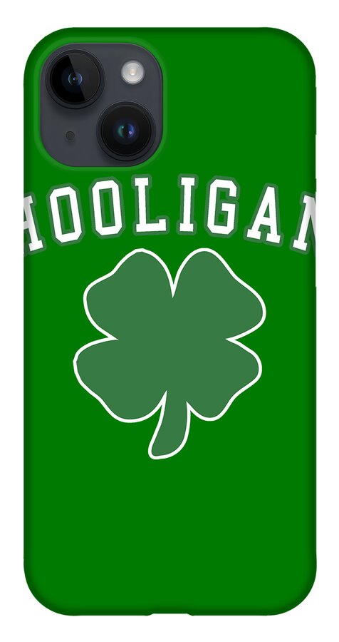 Funny iPhone 14 Case featuring the digital art Hooligan by Flippin Sweet Gear