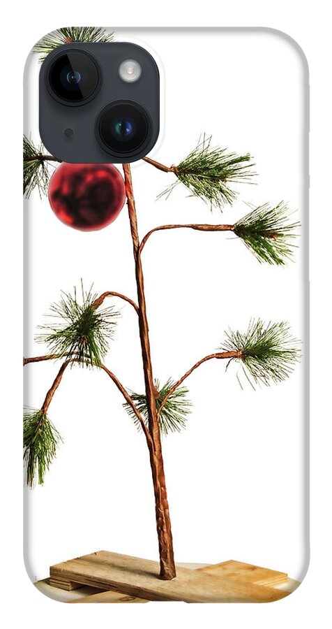 Christmas iPhone 14 Case featuring the digital art Hopeful Christmas Tree by Brad Barton