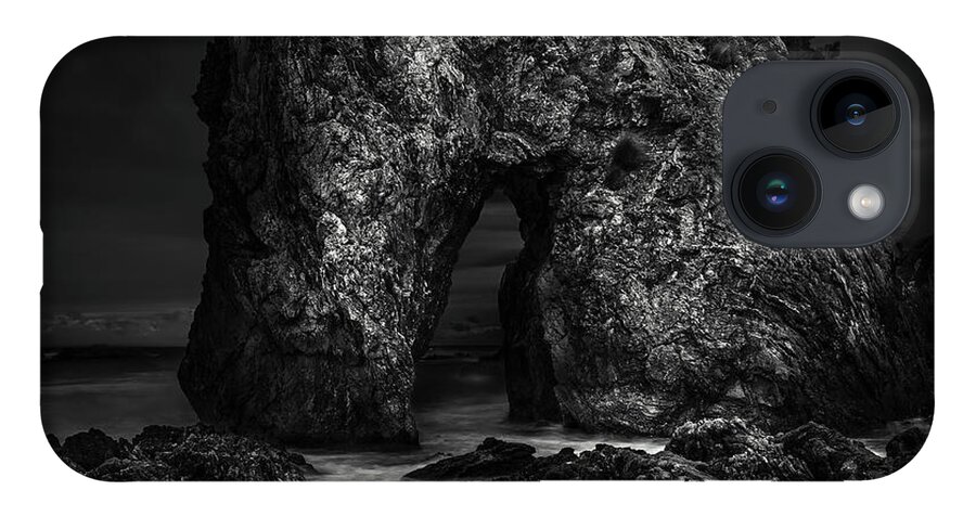 Monochrome iPhone Case featuring the photograph Horse Head Rock by Grant Galbraith