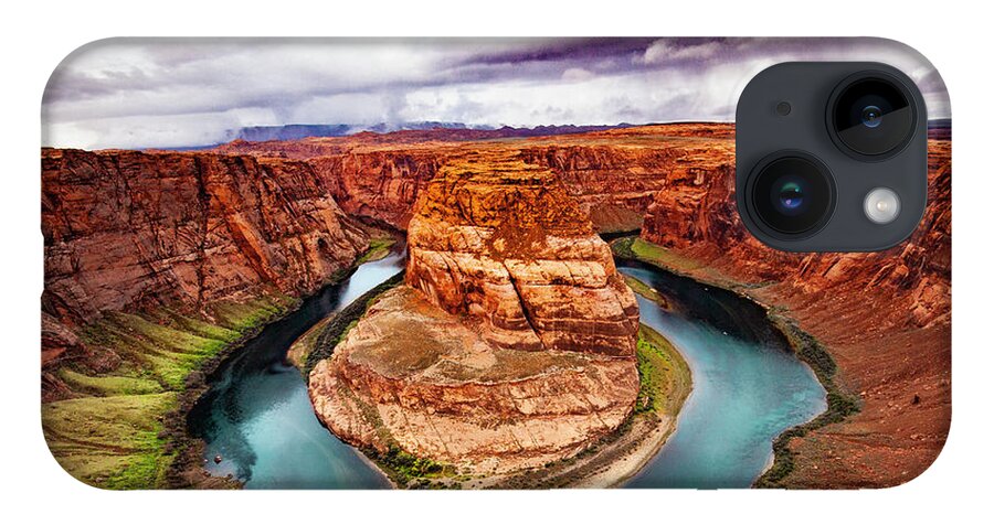Arizona iPhone 14 Case featuring the photograph Horseshoe Bend by Darcy Dietrich