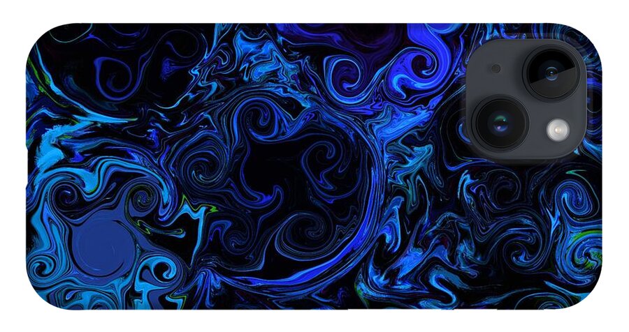 Swirl iPhone 14 Case featuring the digital art How Deep is Your Love by Susan Fielder