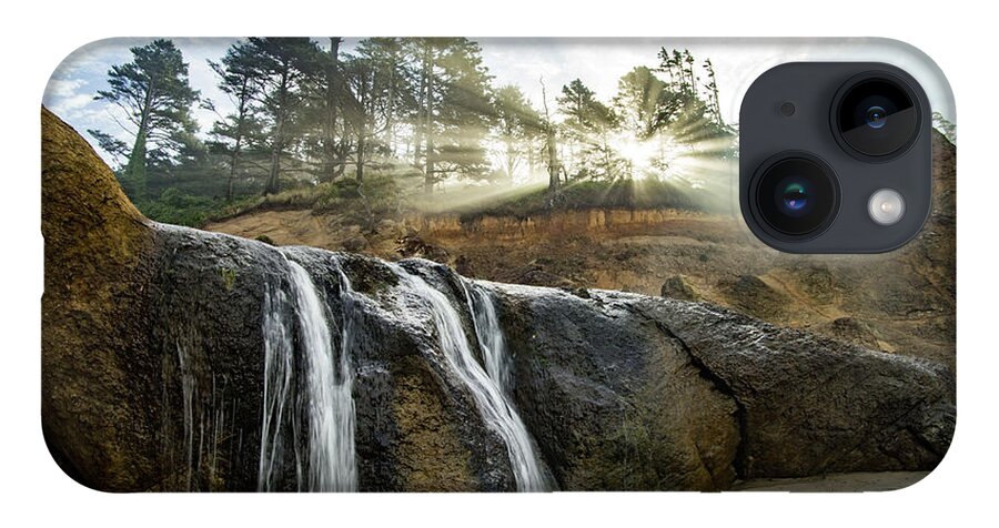 Hug Point iPhone 14 Case featuring the photograph Hug Point Oregon by Wesley Aston