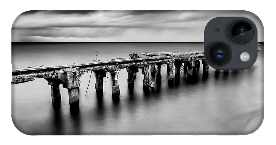 Maui iPhone Case featuring the photograph Hurricane Survivor In Black and White by Gary Johnson