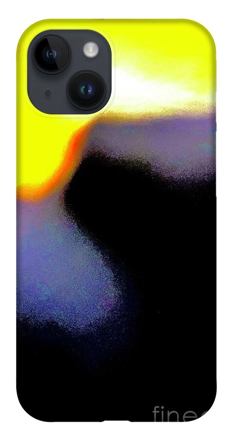  iPhone 14 Case featuring the digital art Hyped up Deception by Glenn Hernandez