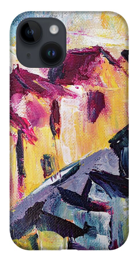 Solvang iPhone Case featuring the painting Impression of Solvang by Roxy Rich