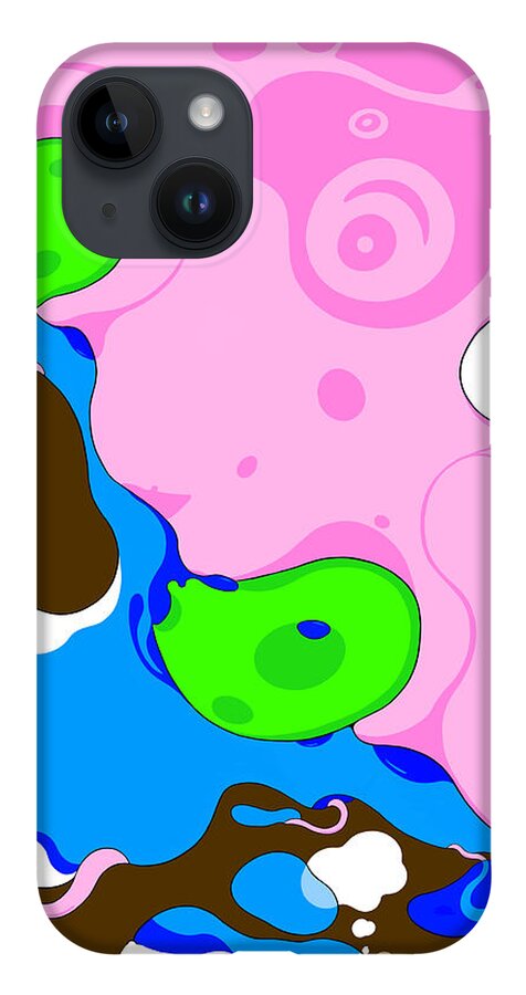 Pink iPhone 14 Case featuring the digital art In Filtration by Craig Tilley