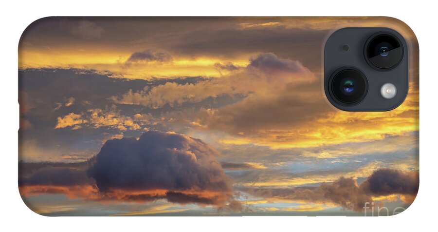 Clouds iPhone 14 Case featuring the photograph In the sea of clouds 2 by Adriana Mueller