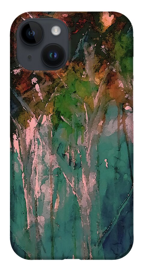Woodland iPhone Case featuring the painting In The Woodland Area by Lisa Kaiser