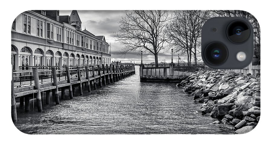 Pier A iPhone 14 Case featuring the photograph Inlet at low tide by Cate Franklyn