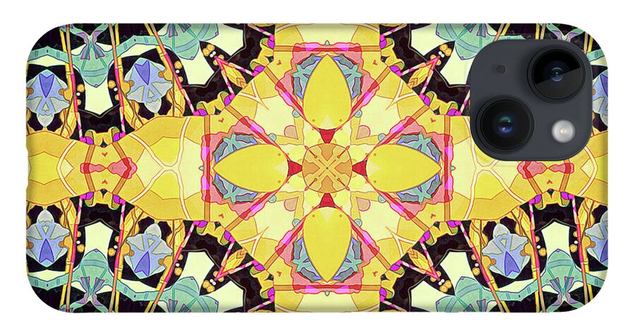 Pattern iPhone 14 Case featuring the digital art Intricate Abstract Pattern by Phil Perkins