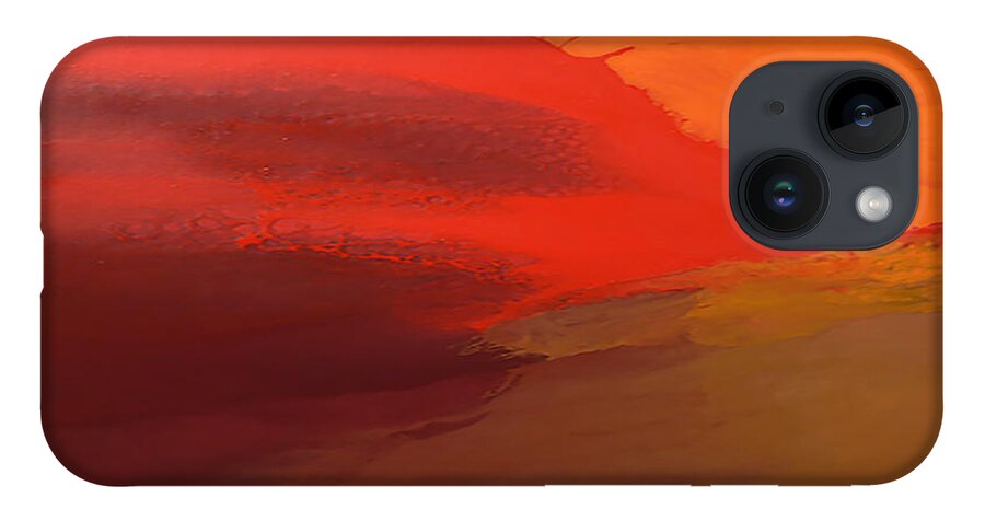 Sunrise iPhone 14 Case featuring the painting Invigorating by Linda Bailey
