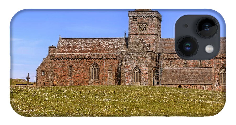 Iona Abbey iPhone 14 Case featuring the photograph Iona Abbey - Scotland - Christianity by Jason Politte