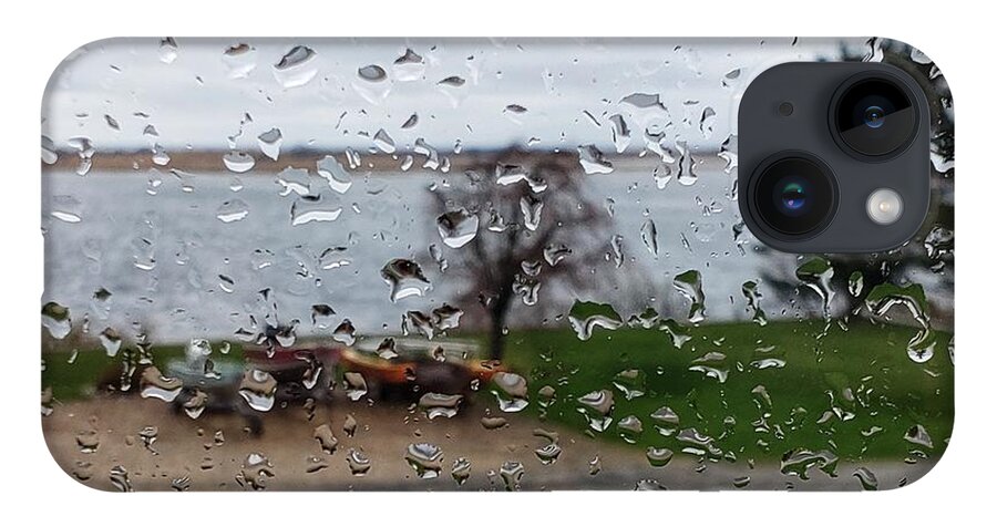  iPhone 14 Case featuring the photograph Ipswich Rain by Adam Green
