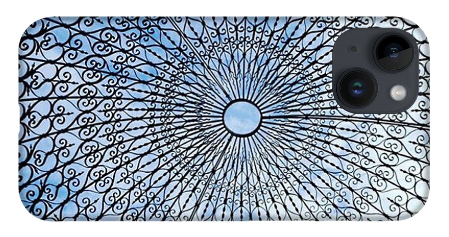 Iron iPhone 14 Case featuring the photograph Iron Lace Dome by Vicki Noble